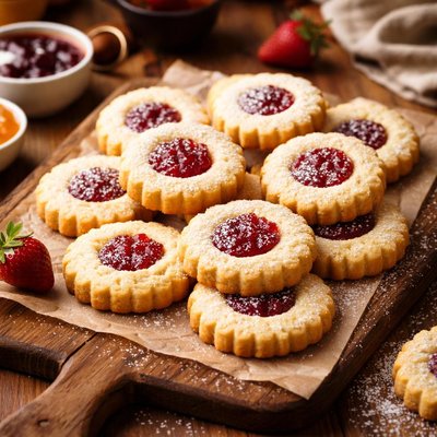 Image of Jam Jelly Filled Butter Cookies