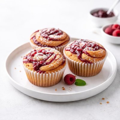 Image of Jam Swirl Muffins