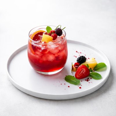 Image of Jamaica Fruit Nonalcoholic Cocktail