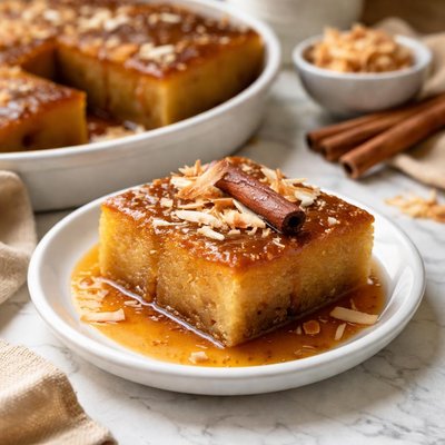 Image of Jamaican Cornmeal Pudding