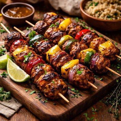 Image of Jamaican Jerk Grilled Kebabs