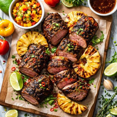 Image of Jamaican Jerk Pork Filet Mignon