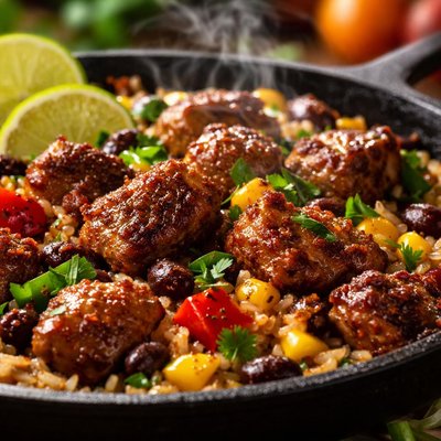 Image of Jamaican Pork Skillet