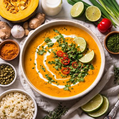 Image of Jamaican Pumpkin Coconut Soup