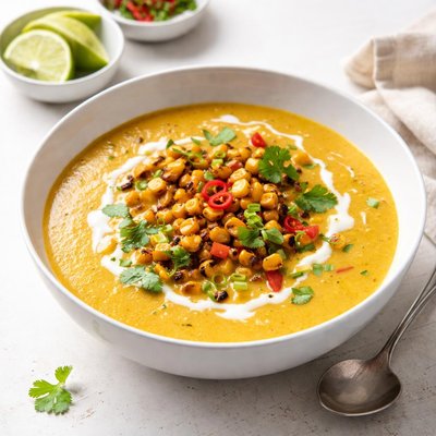 Image of Jamaican Spiced Corn Soup Recipe