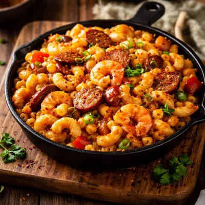 Image of Jambalaya Style Macaroni Cheese Sp5