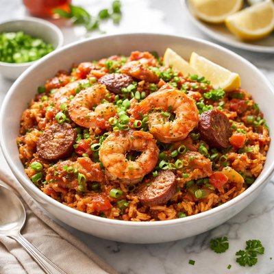 Image of Jambalaya with Shrimp and Andouille Sausage