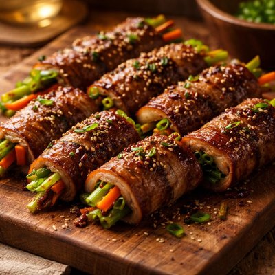 Image of Japanese Beef and Vegetables Rolls