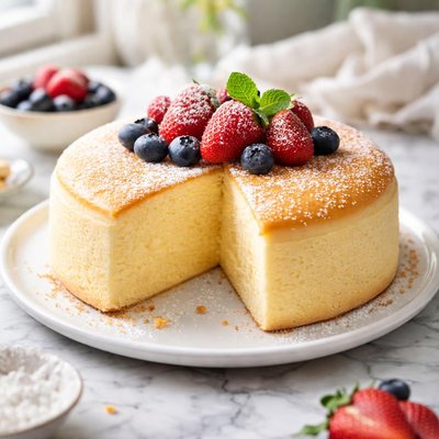 Image of Cheesecake japonés sin azúcar