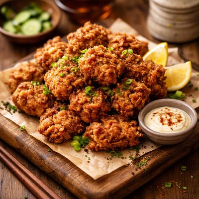 Image of Japanese Chicken Karaage Fried Chicken