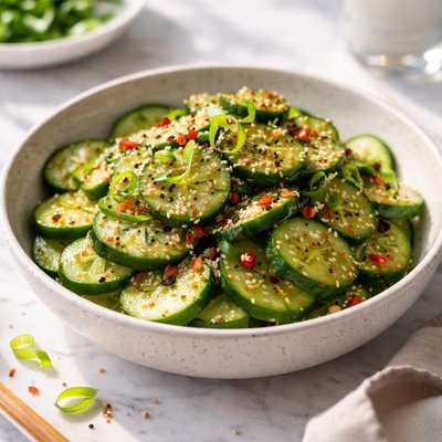 Image of Japanese Cucumber Sesame Salad