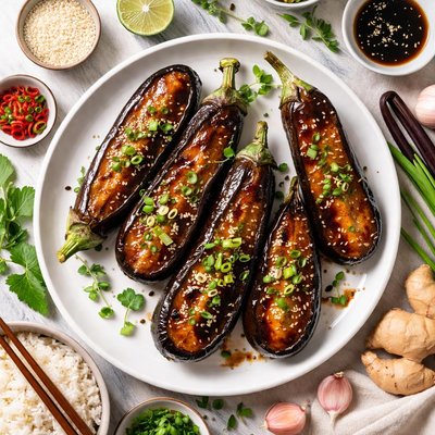 Image of Japanese Eggplant with Miso