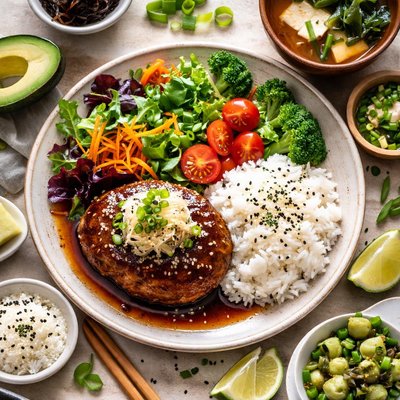 Image of Japanese Hamburger Dish