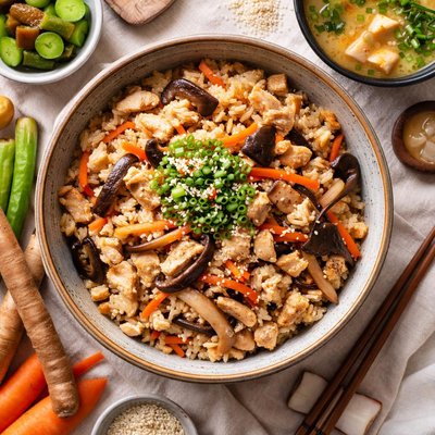 Image of Japanese Mixed Rice Takikomi Gohan