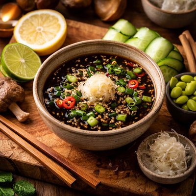 Image of Japanese Ponzu Sauce Vegetarian Variation