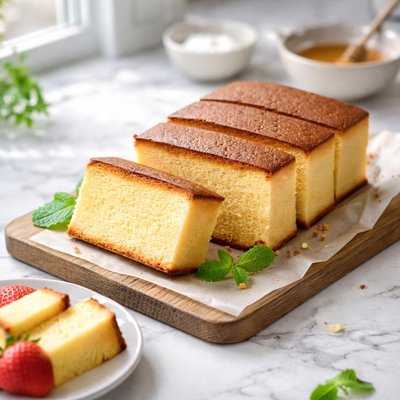 Image of Japanese Sponge Cake Kasutera