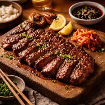 Image of Japanese Style Beef Rib Eye Bbq Beef Yakiniku