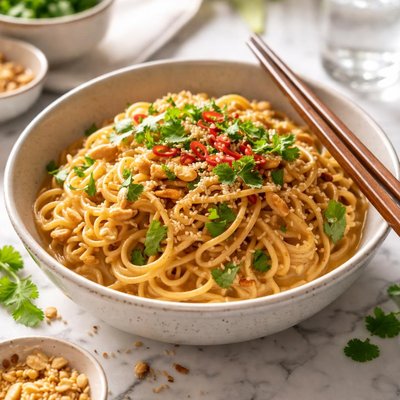 Image of Japanese Vermicelli in Peanut Sauce