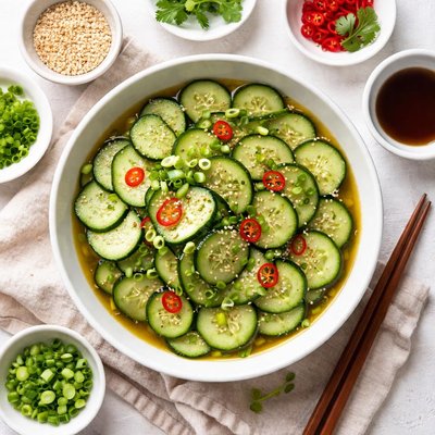 Image of Japanese Vinegared Cucumbers