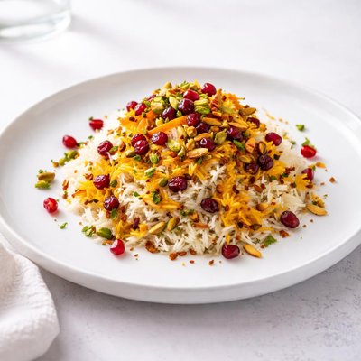 Image of Javaher Polow Persian Jeweled Rice