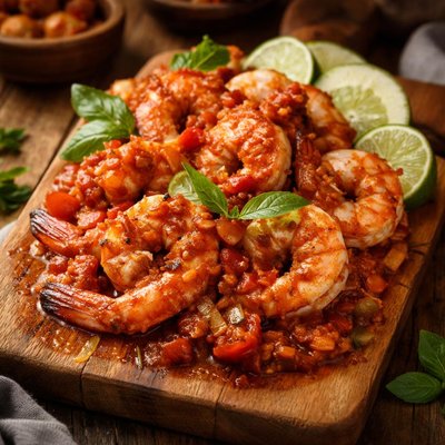 Image of Javanese Sambal with Grilled Shrimp