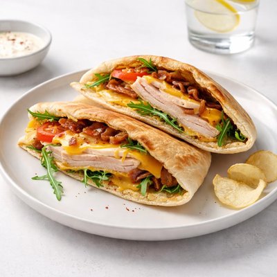 Image of Jazzed Up Grilled Cheese and Turkey Pita