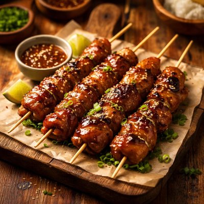 Image of Jee Bow Gai Asian Skewers