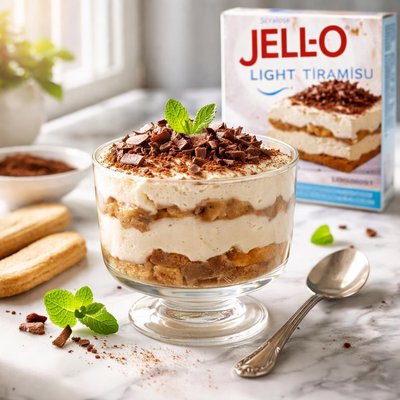 Image of Jell O Light Tiramisu