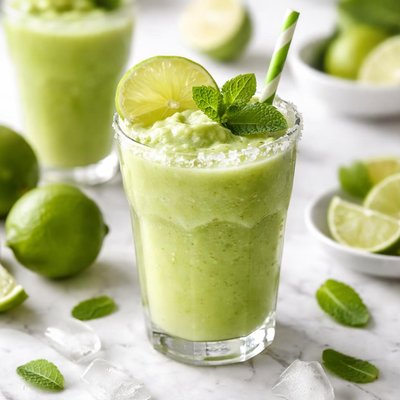 Image of Jell O Lime Margarita Virgin Smoothie