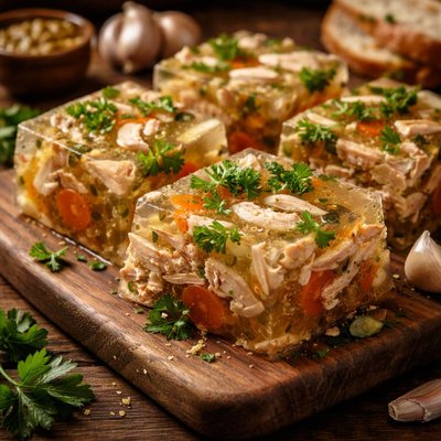 Image of Jellied Chicken Bouillon