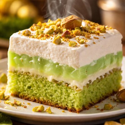 Image of Jello Pistachio Pudding Cake