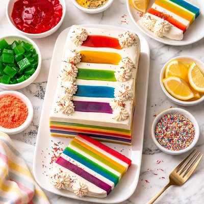 Image of Jello Ribbon Loaf