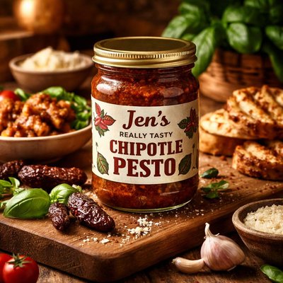 Image of Jens Really Tasty Chipotle Pesto