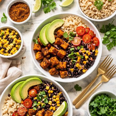 Image of Jerk Sweet Potato and Black Beans