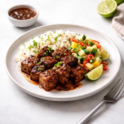 Image of Jerk Tofu and Rice