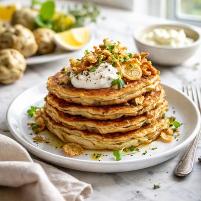 Image of Jerusalem Artichoke Pancakes