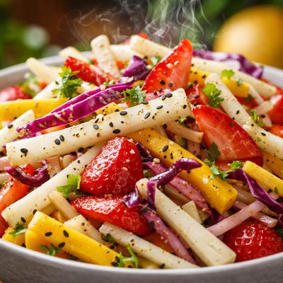 Image of Jicama and Fruit Coleslaw with Cider Vinaigrette