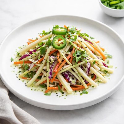 Image of Jicama Slaw with Jalapeno Dressing