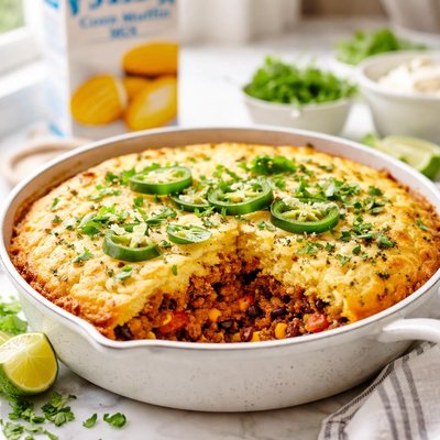 Image of Jiffy Corn Bread Mix Tamale Pie
