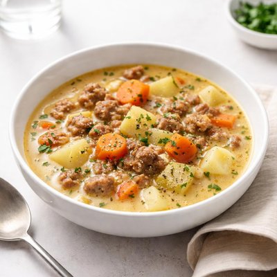Image of Jimmy Dean Hearty Sausage and Potato Soup