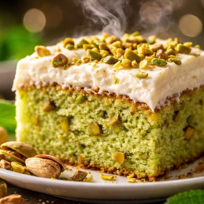 Image of Joans Pistachio Pudding Cake