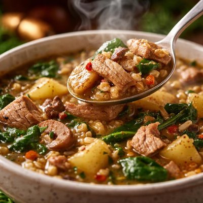 Image of Joe Grey Soup Traditional Gypsy Recipe