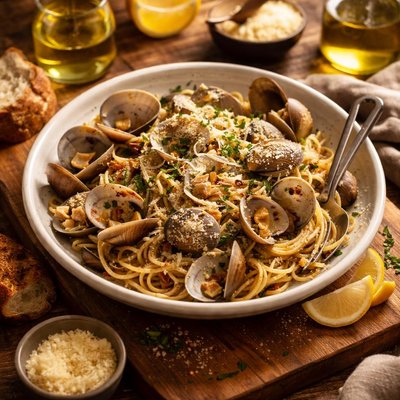 Image of John Hinterbergers Clam Spaghetti
