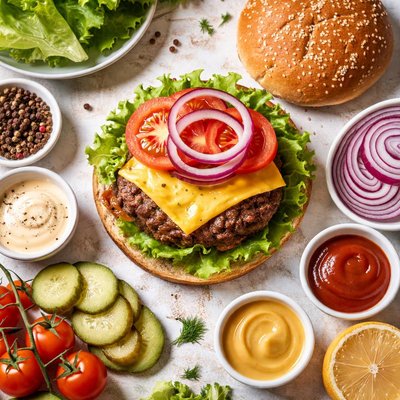 Image of Whole30 Juicy Cheeseburger Patty