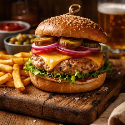 Image of Whole30 Juicy Ground Turkey Burger