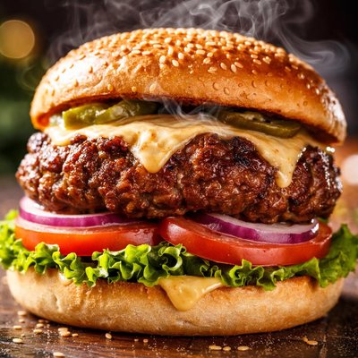 Image of Whole30 Juicy Lamb Burger