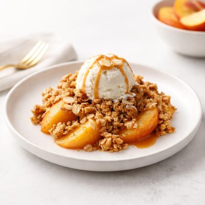 Image of Juicy Peach Crisp
