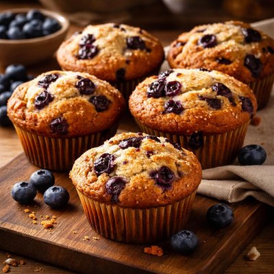 Image of Jumbo Blueberry Muffins or Cranberry