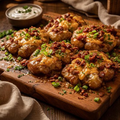 Image of Junior League Ancho Bock Beer Smashed Potatoes