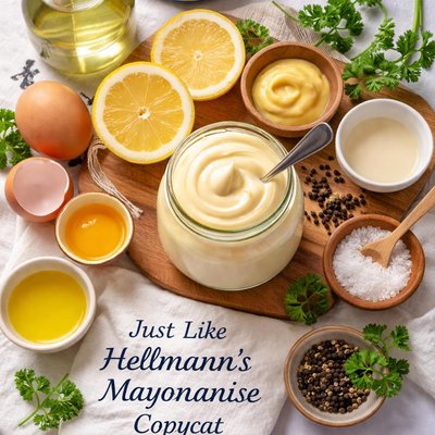 Image of Just Like Hellmans Mayonnaise Copycat Clone